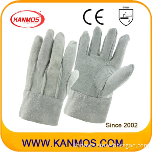 Full Cowhide Leather Industrial Safety Work Gloves (11022)
